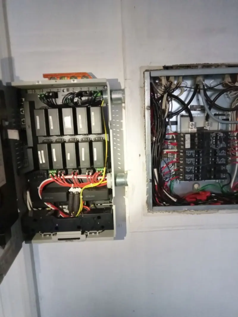 Electrical panel upgrade completed for Security Camera Wiring in Fort Collins